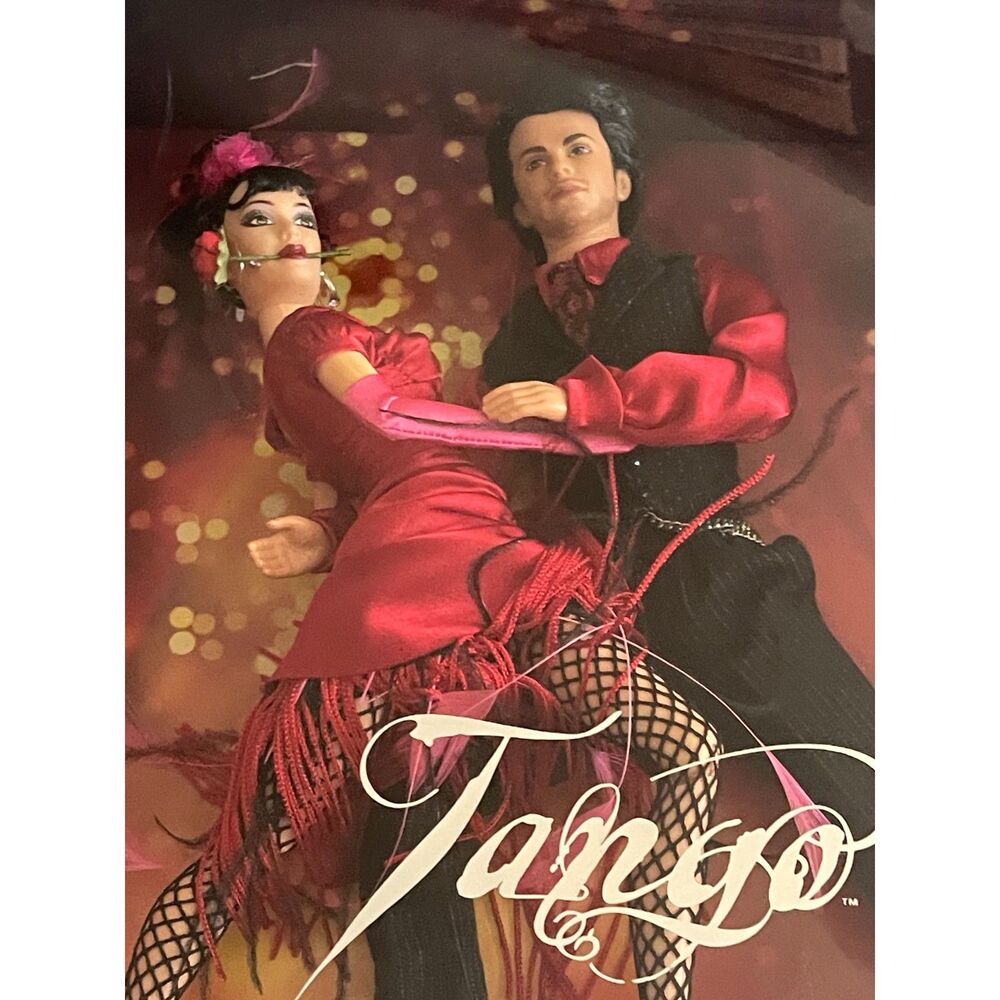 Tango Barbie and Ken Limited Edition FAO Schwarz 2002 Mattel 55314 Vintage Dance